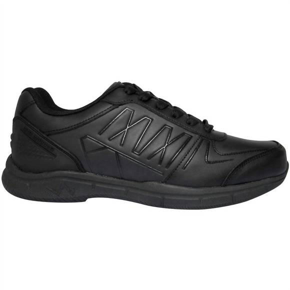 NEW GENUINE GRIP men's slip-resistant athletic shoe - medium width in black - Picture 1 of 4
